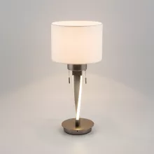 Bogates 993 белый / никель Интерьерная настольная лампа 